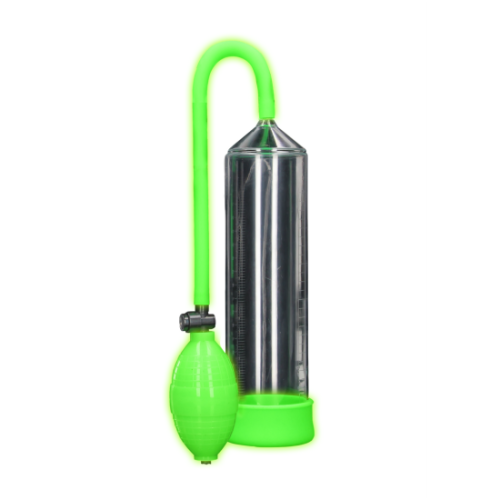 Klasická vakuová pumpa na penis - Svítící ve tmě