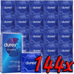 Durex Classic &ndash; klasick&eacute; kondomy (144 ks)