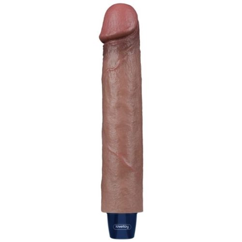 9" REAL SOFTEE dobíjecí silikonové vibrační dildo