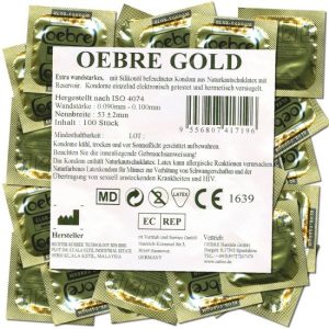 Oebre Bulk-Pack: CLUB-Condom Gold