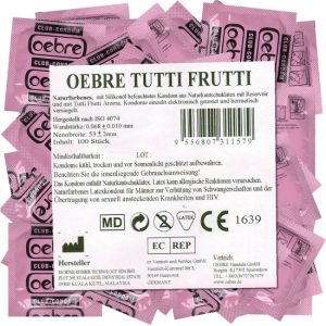 Oebre Bulk-Pack: CLUB-Condom Tutti-Frutti