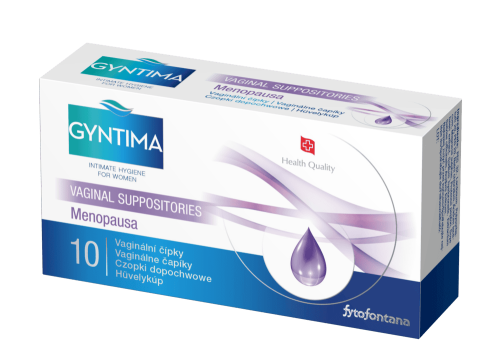 Gyntima vaginální čípky Menopausa 10 ks Gyntima