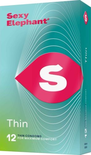 Sexy Elephant – ultra tenké kondomy Thin 12 ks