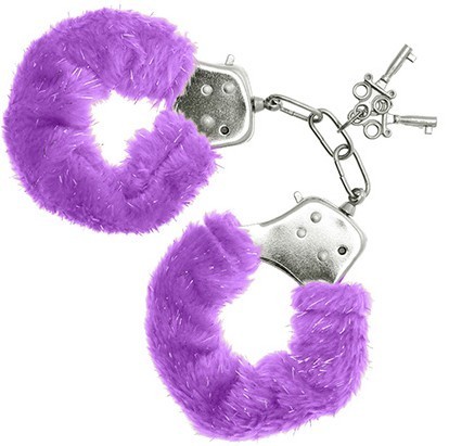 Furry Cuffs Purple