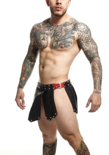 Kožená sukně ve stylu římského válečníka