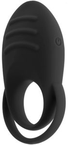 DUAL COCK RING - BLACK