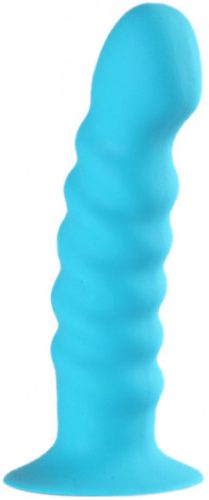 MAIA Kendall Silicone Dildo in Neon Blue