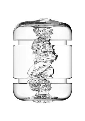 Křišťálově průhledná vagína a zadek