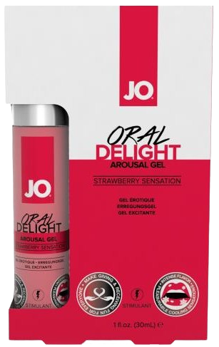 System JO - Oral Delight Arousal Gel Strawberry Sensation 30 ml