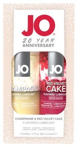 System JO - 20 Year Anniversary Gift Set Champagne & Red Velvet Cake 2 x 60ml