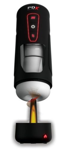 PDX Elite Milk Me Hotter - Černý masturbátor