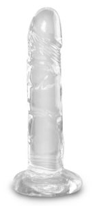 King Cock Clear 6" Naturdildo