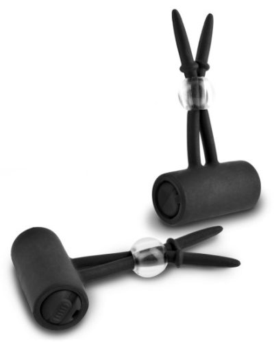 Vibrační silikonové lassa na bradavky