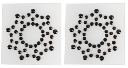 Samolepky na bradavky se štrasovými kamínky