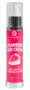 Secret Play STRAWBERRY & CREAM HOT EFFECT KISSABLE LUBRICANT