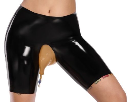 Latexové urine kalhoty M