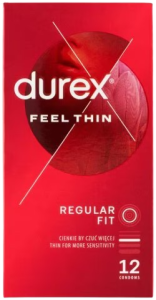 Durex Feel Thin Classic &ndash; tenk&eacute; kondomy (12 ks)