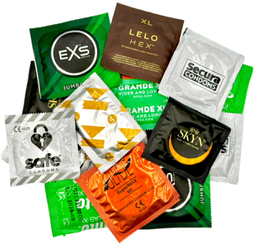 Sada XXL kondomů – Bigboy pack (18 ks)