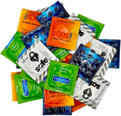 Sada znecitlivujících kondomů – Endurance Pack (28 ks)