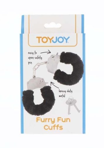 ToyJoy Furry Fun Cuffs plyšová erotická pouta