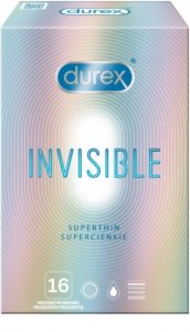 Durex Invisible &ndash; tenk&eacute; kondomy (16 ks)