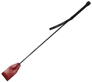 ROUGE Leather Riding Crop Burgundy