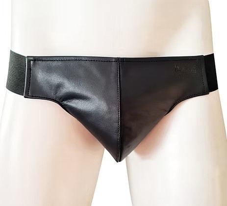 ROUGE Leather Jock Strap Black