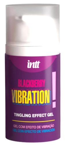 intt Vibration Black berry Stimulační gel 15 ml intt