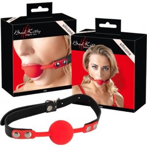Roub&iacute;k Bad Kitty Red Gag silicone
