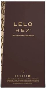 LELO Hex Respect &ndash; XL kondomy (12 ks)