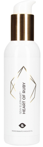 Masážní olej Sexy Elephant Heart of Ruby (150 ml)