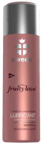 SWEDE Fruity Love Lubricant Sparkling Strawberry Wine 100 ml