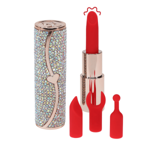 Loveline Sparkle Lipstick minivibr&aacute;tor se 4 n&aacute;stavci Iridescent Loveline