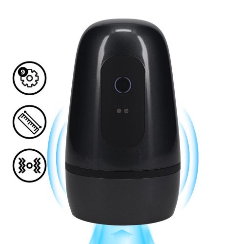 Pumped Pulsar Vibrační masturbátor s podtlakovou stimulací - černý Pumped