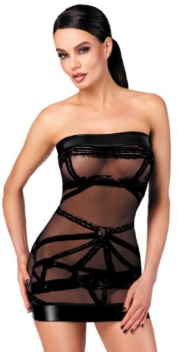 NOIR 359 Bondesque Off-shoulder mini dress 3XL