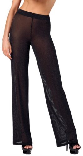 NOIR F374 Onyx Sheer Palazzo 2XL